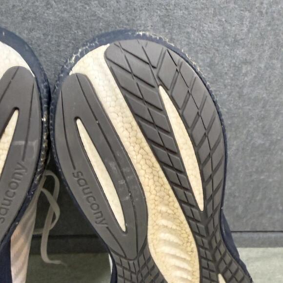 Saucony Triumph 22 Mens Size 12.5 White Blue Athletic Running Shoes Sneakers - Picture 15 of 15